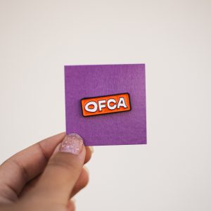 Napis napis OFCA | pomarańcz