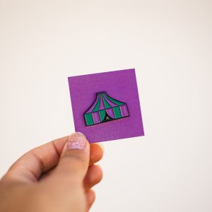 Pins namiot cyrkowy | zielony